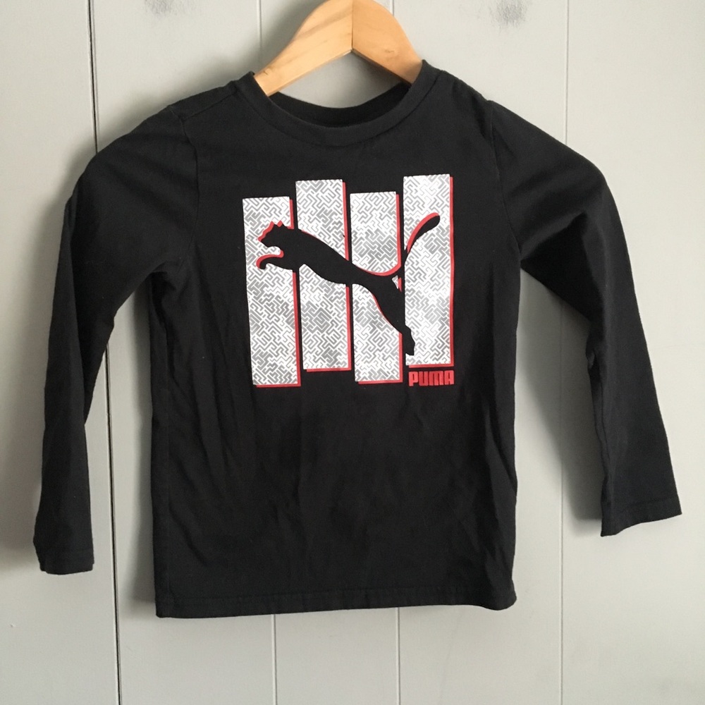 PUMA Long sleeve Graphic Tee Boys 5/6